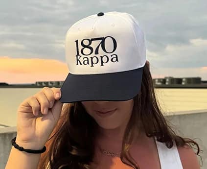 embroidered hat