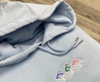 embroidered hoodies