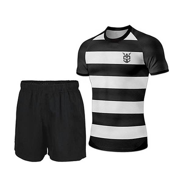 Striped Custom Rugby Uniform